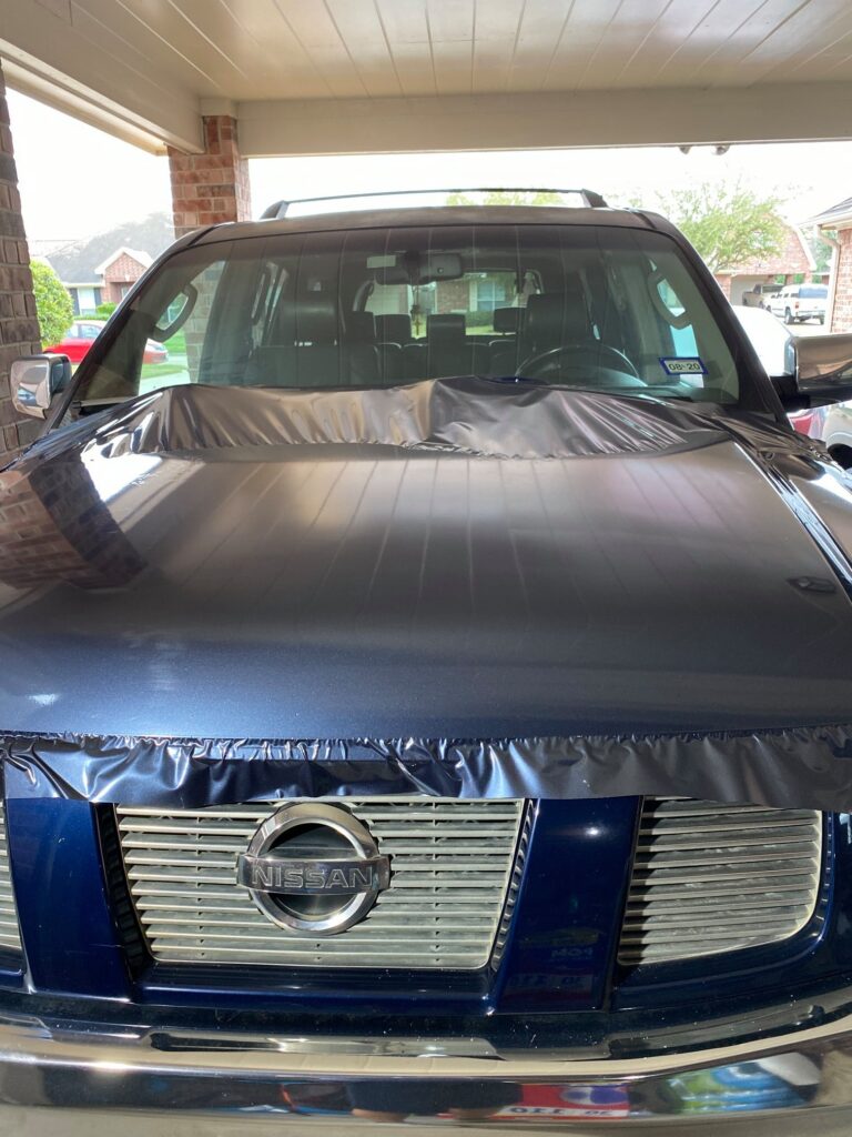 Houston vehicle wrap clear
