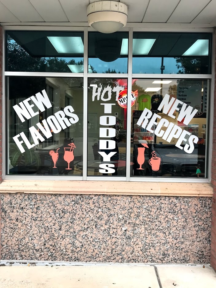 Window decal signs