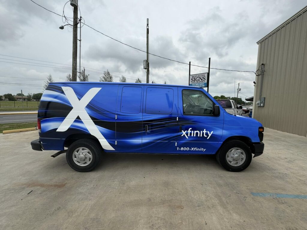 Xfinity truck wrap design