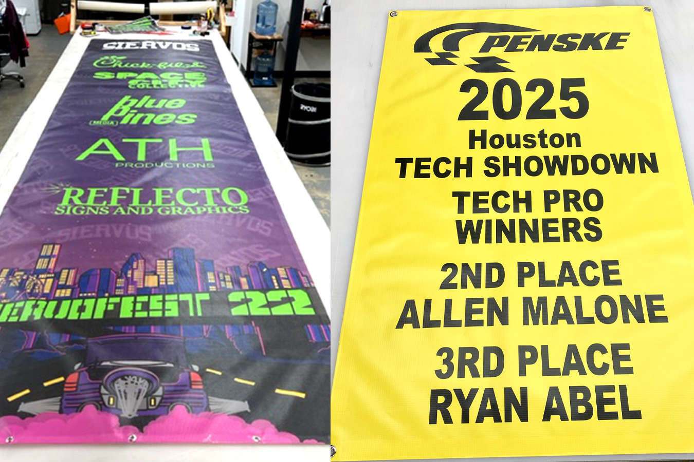 Vinyl banner printing
