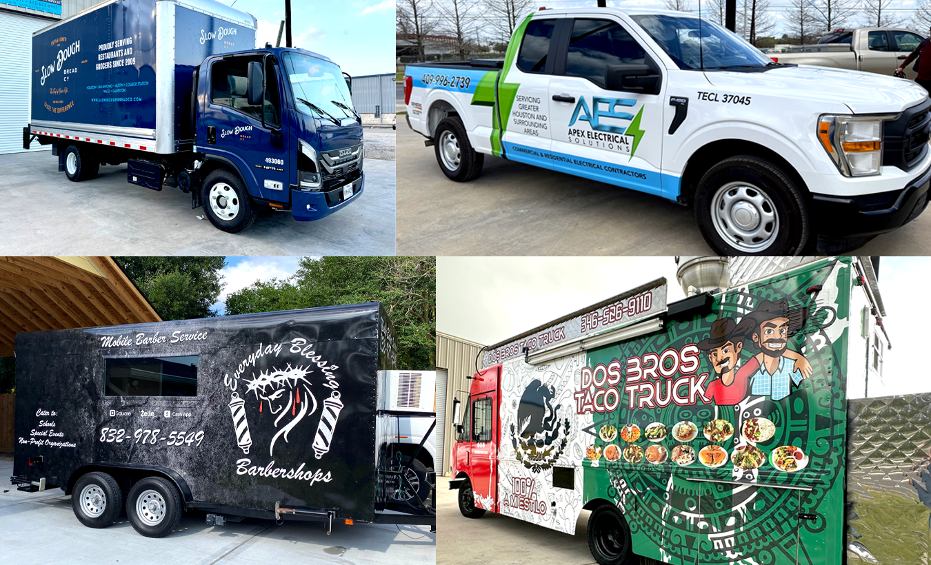 Truck wrap printing