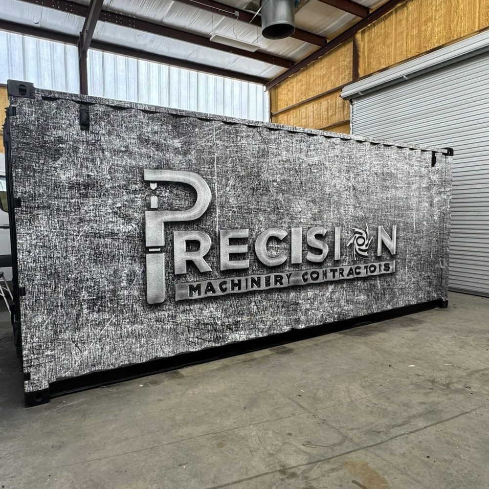 Precision Machinery Contractors vehicle wrap